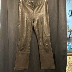 Ines & Marechal Black Leather Pants-Size 40